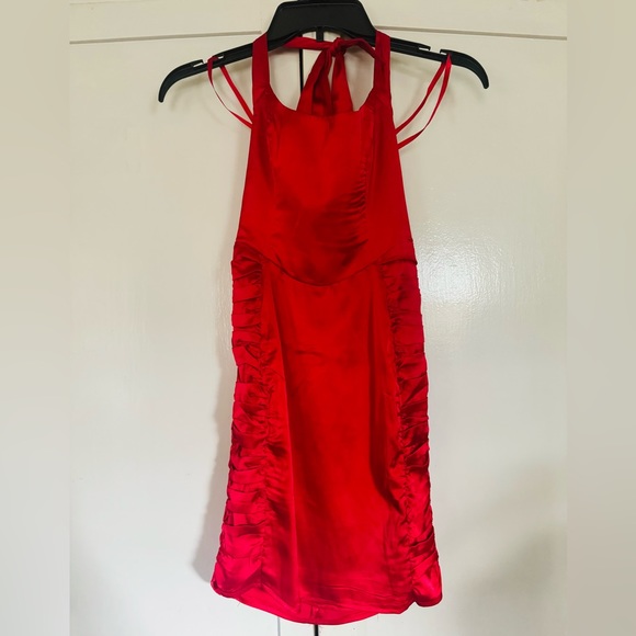 Hello Molly Foxy Lover Satin Mini Dress - Picture 7 of 9